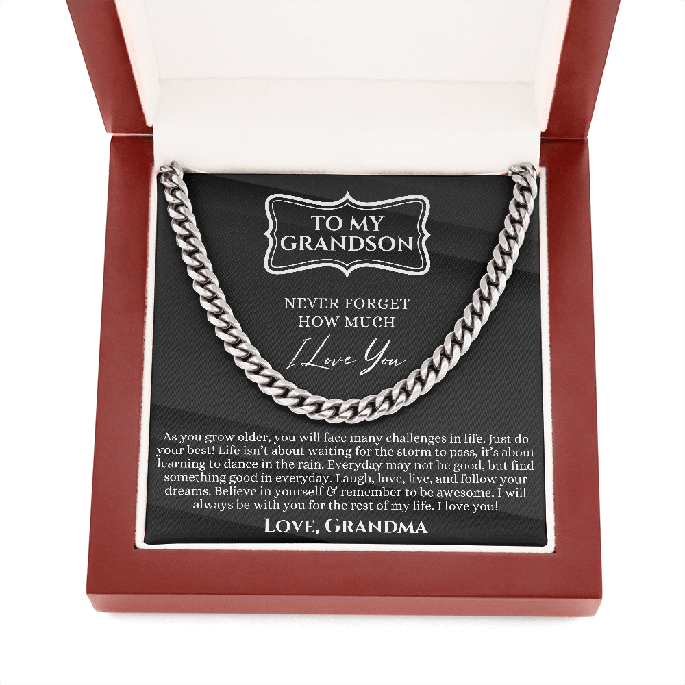 TO MY GRANDSON