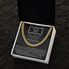 To My Boyfriend Gift - Anniversary / Valentine's Day / Christmas / Birthday - Cuban Link Chain