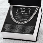 To My Boyfriend Gift - Anniversary / Valentine's Day / Christmas / Birthday - Cuban Link Chain