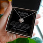 3 Year Anniversary Gift For Wife - Love Knot Necklace