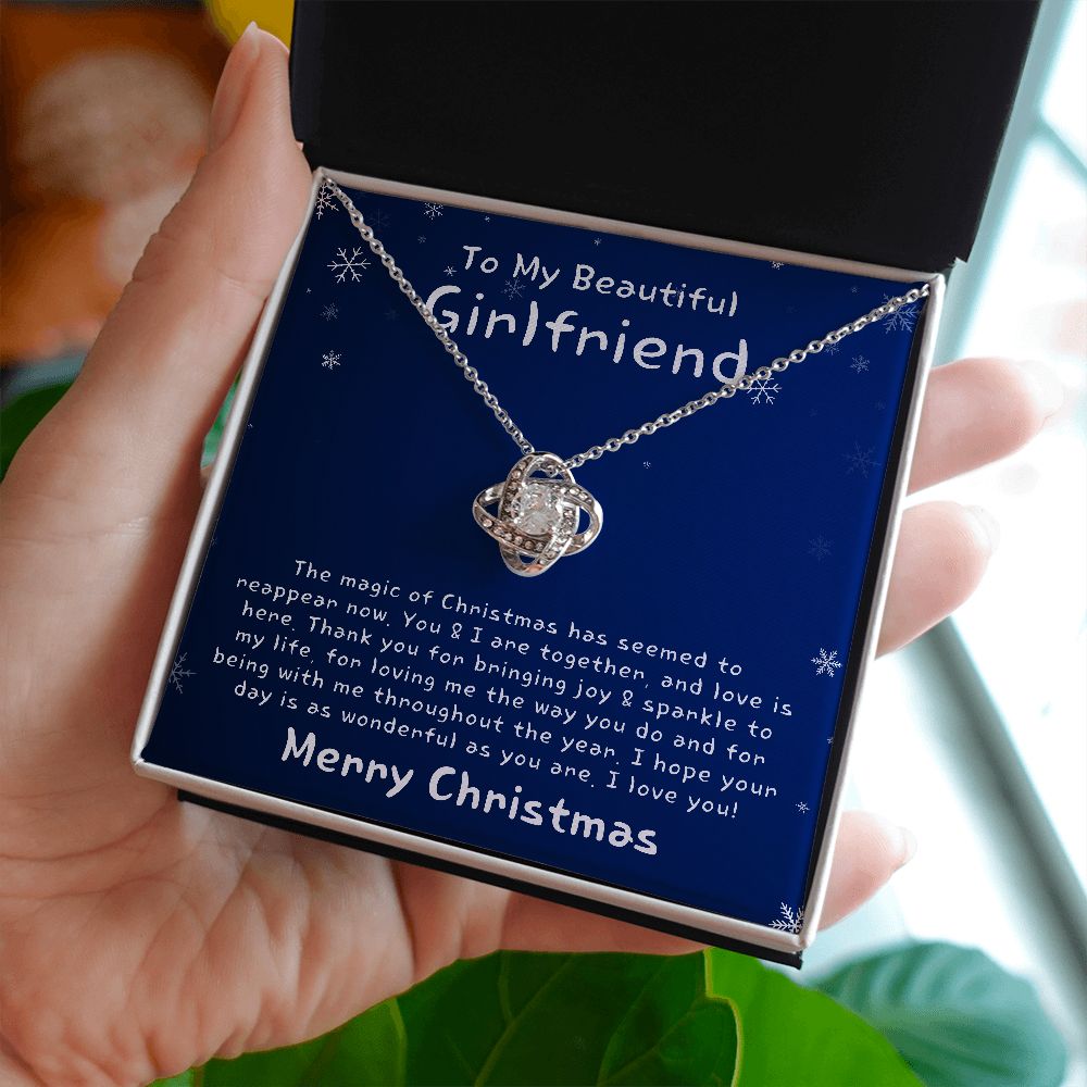 Christmas Gift for Girlfriend - Love Knot Necklace