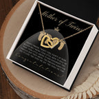 Mom Of Twins Gift, Jewelry For Mother Of Twins, Parents of Twins, Best Gift For New Mom of Twins, Birthday Gift For Mom of Twins Necklace