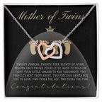 Mom Of Twins Gift, Jewelry For Mother Of Twins, Parents of Twins, Best Gift For New Mom of Twins, Birthday Gift For Mom of Twins Necklace