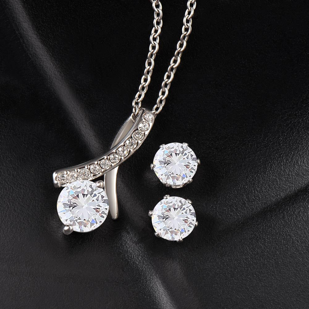 Gifts for Soulmate, Girlfriend Valentines Day Gifts, To My Soulmate, Soulmate Necklace, Gifts from Boyfriend, Necklace & Earrings Set
