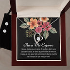 Esposa Necklace Earring Gift, Spanish Wife Gift from Husband, Para Mi Esposa, Jewelry, Regalo de Navidad Para Esposa, Cumpleaños Para Esposa