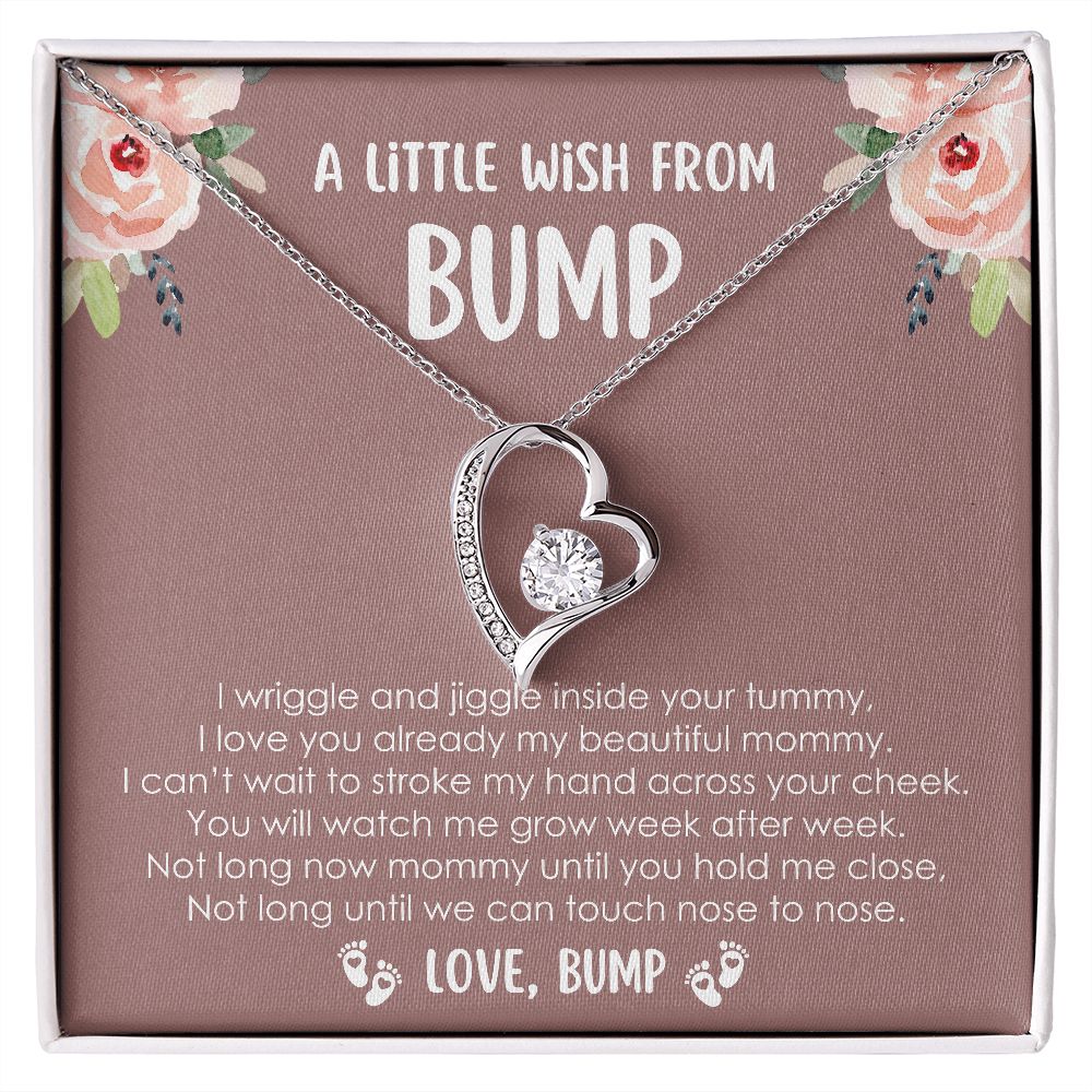 Sentimental Baby Shower Gift, New Mom Gift, Mommy To Be Gift, A Little Wish From Bump, First Time Mom To Be Gift, Push Gift, Pregnancy Gift