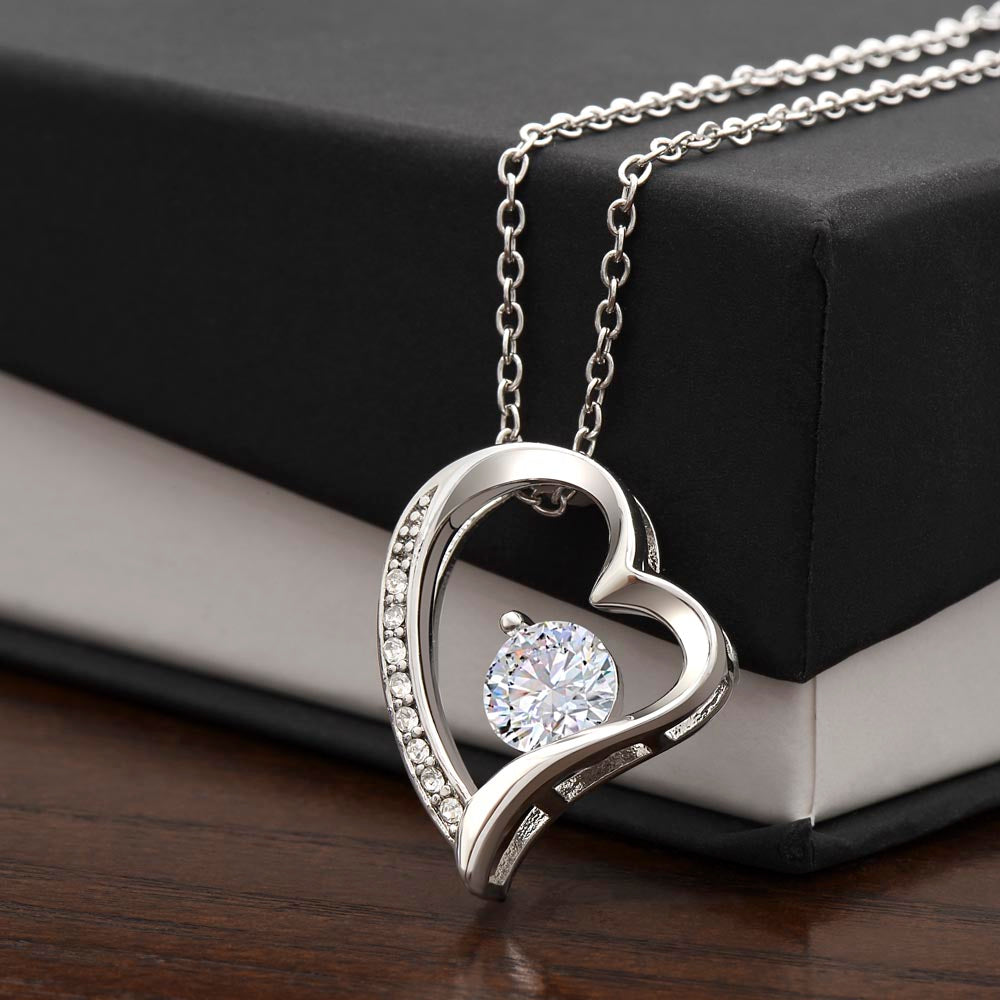 Bride to Mom Wedding Gift - Forever Love Necklace