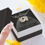 New Grandma Gift | Mom to Grandma Necklace | Pregnancy Announcement Grandparent | First Time Grandma Gifts | New Grandma Necklace