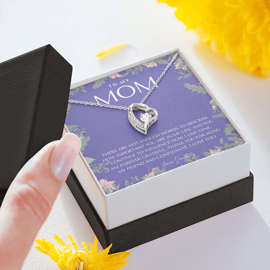 To My Mom Necklace | Mom Gift | Mother’s Day Gift | Birthday Gift for Mom | Gift from Daughter for Mom | Necklace for Mom | Gift for Mom