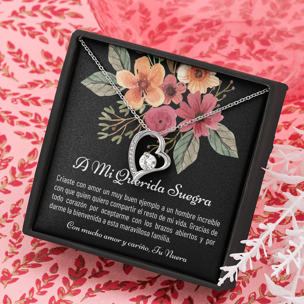 Suegra Gift, Suegra Necklace, Spanish Mother-In-Law Gift from Daughter-In-Law, Regalo Para Mi Suegra, Nuera A Suegra Cumpleaños De La Suegra