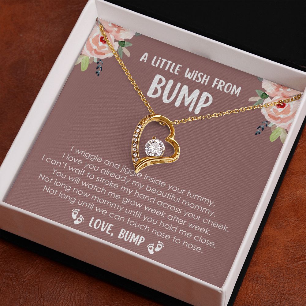 Sentimental Baby Shower Gift, New Mom Gift, Mommy To Be Gift, A Little Wish From Bump, First Time Mom To Be Gift, Push Gift, Pregnancy Gift