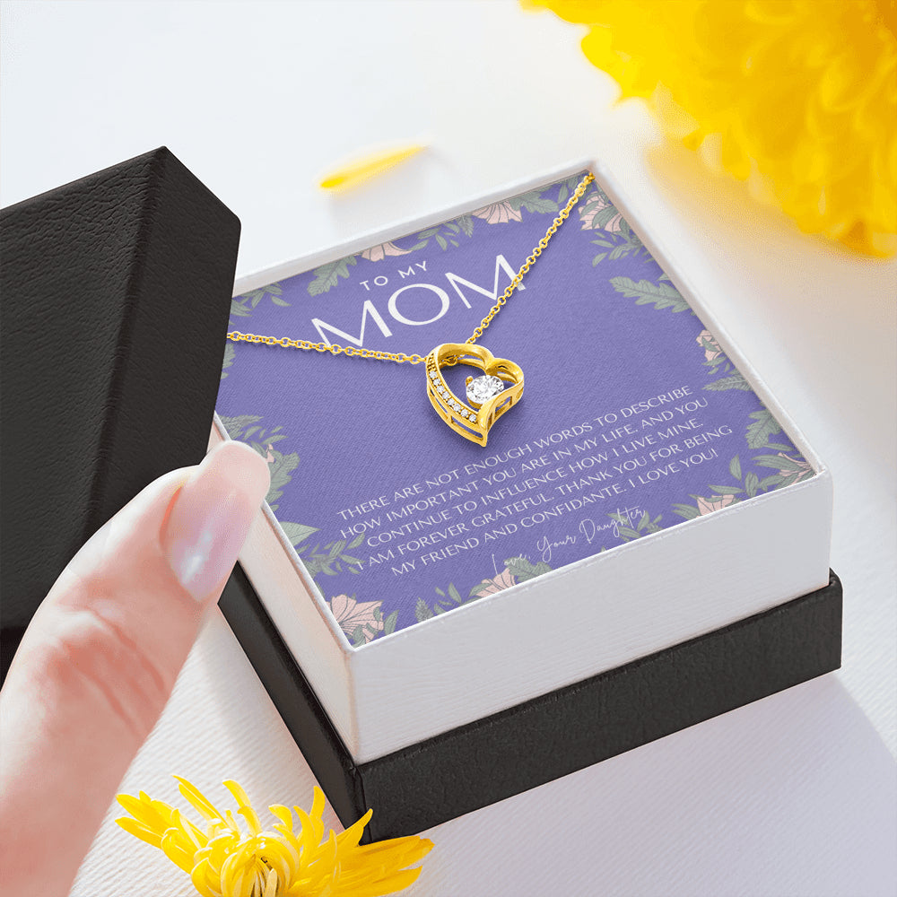 To My Mom Necklace | Mom Gift | Mother’s Day Gift | Birthday Gift for Mom | Gift from Daughter for Mom | Necklace for Mom | Gift for Mom