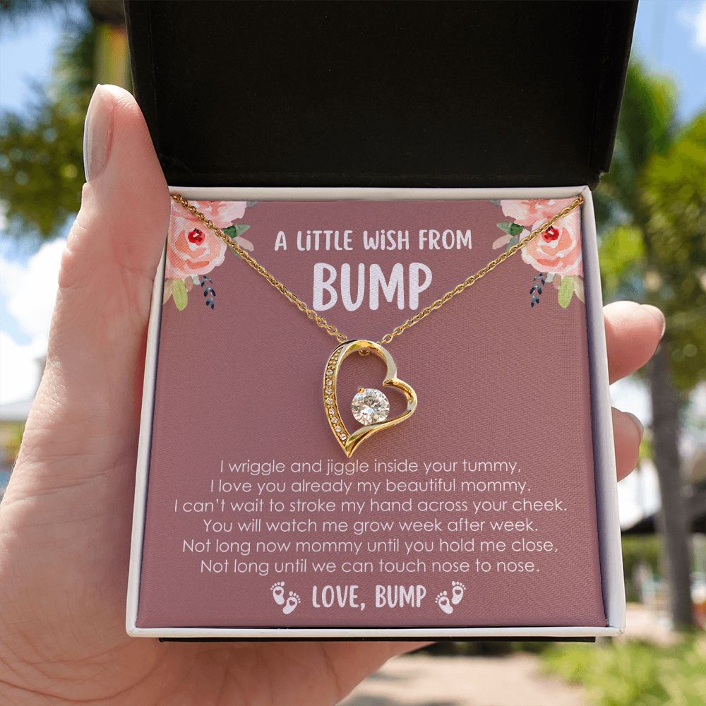Sentimental Baby Shower Gift, New Mom Gift, Mommy To Be Gift, A Little Wish From Bump, First Time Mom To Be Gift, Push Gift, Pregnancy Gift