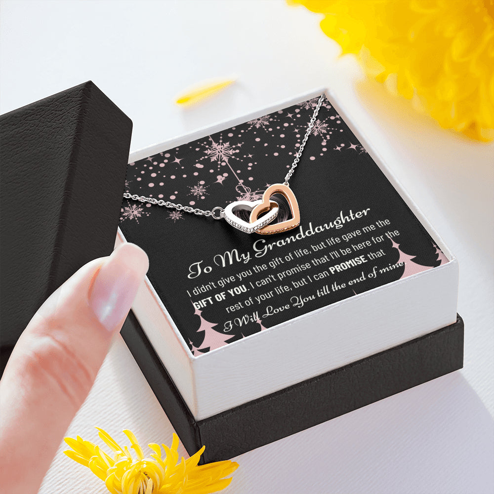 To My Granddaughter, Christmas Gift for Granddaughter, Christmas Present for Granddaughter, Necklace Gift for Granddaughter From Grandma