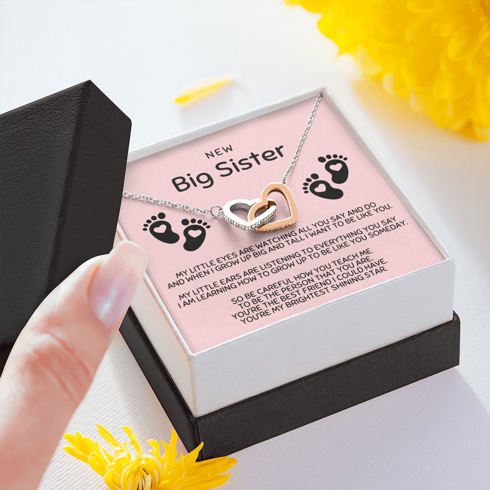 New Big Sister Gifts, Gifts for New Big Sister, Future Big Sister, Necklace, Gifts from Baby to Big Sister, Big Sister Gift From New Baby