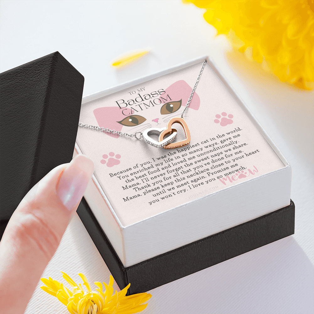 To My Cat Mama, Cat loss gifts, Rainbow Bridge Cat, Pet sympathy gift, Cat loss necklace, Until We Meet Again Necklace, Loss of Cat memorial necklace