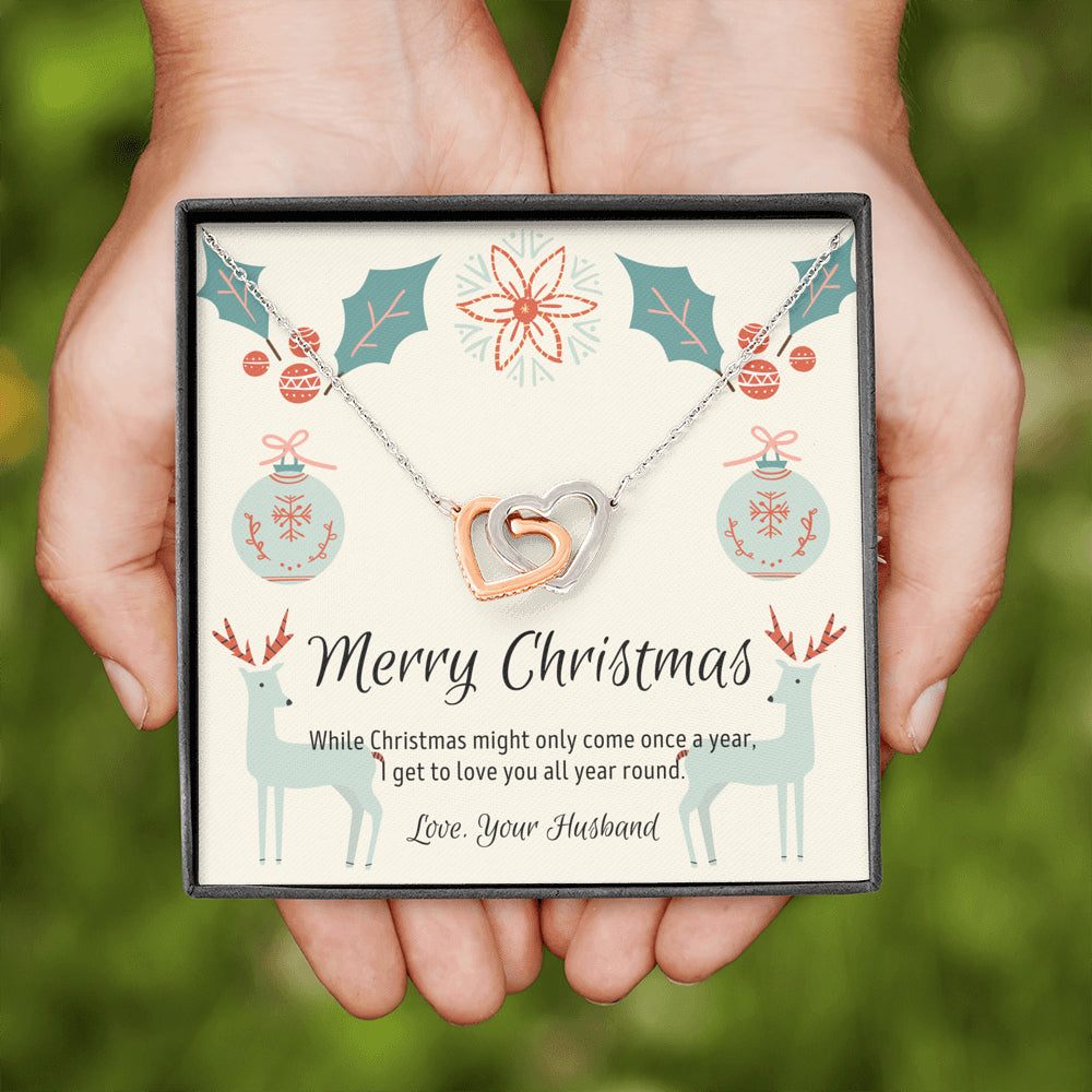Christmas Gift for Wife, Love Knot Necklace for Wife, Christmas Present for Wife, Christmas Gift for Love, Christmas Gift for Girlfriend