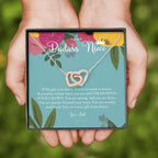 To My Badass Niece, Straighten Your Crown Necklace, Aunt Niece Necklace, Niece Birthday Gift, Niece Graduation Gift