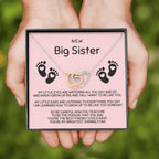 New Big Sister Gifts, Gifts for New Big Sister, Future Big Sister, Necklace, Gifts from Baby to Big Sister, Big Sister Gift From New Baby