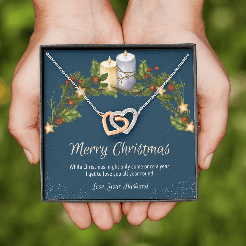 Christmas Gift for Wife, Love Knot Necklace for Wife, Christmas Present for Wife, Christmas Gift for Love, Christmas Gift for Girlfriend