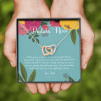 To My Badass Niece, Straighten Your Crown Necklace, Aunt Niece Necklace, Niece Birthday Gift, Niece Graduation Gift