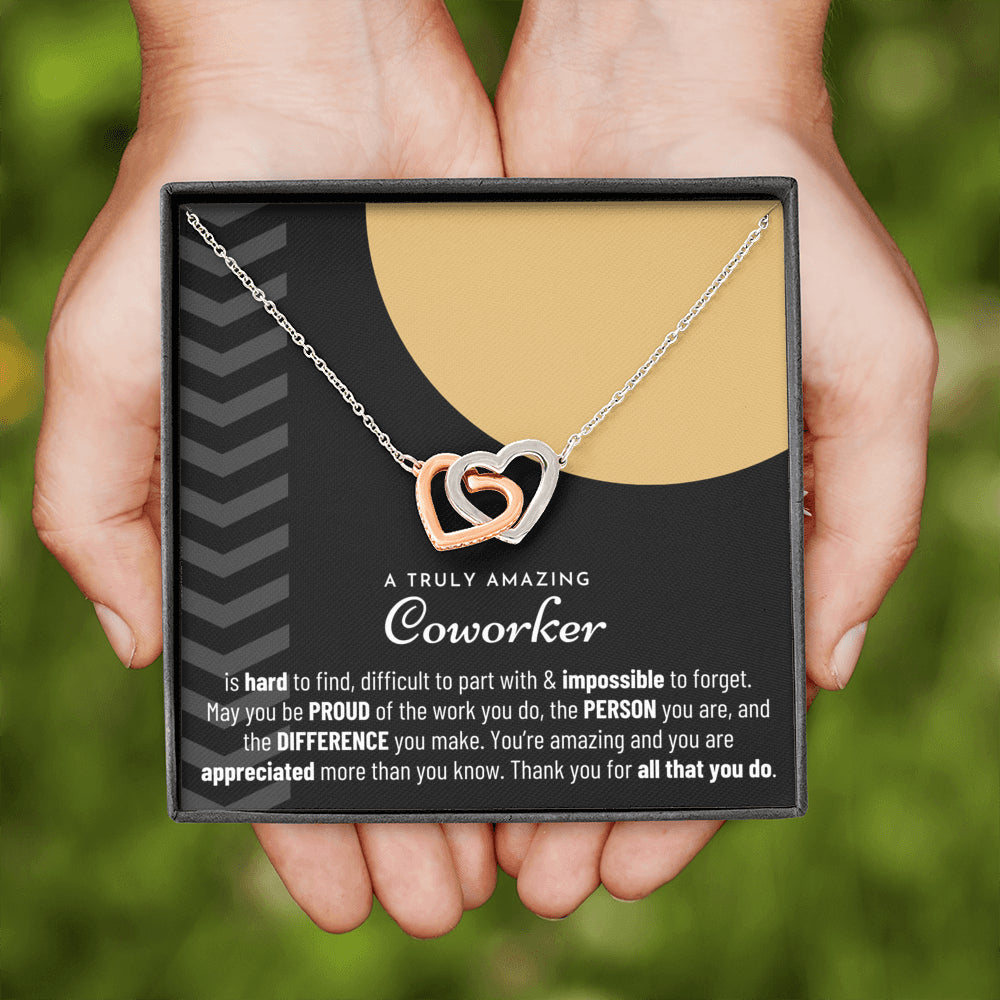 Thank You Gift, Appreciation Gift, Thank You Necklace, Leaving Job Gift for Coworker