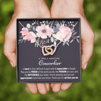 Thank You Gift, Appreciation Gift, Thank You Necklace, Leaving Job Gift for Coworker