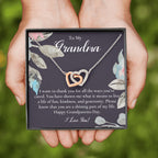 Gift For Grandma Necklace, Grandmother Birthday Gift From Granddaughter/Grandson, To My Grandma Necklace Gift, Grandmother Gift, Grandparents Day Gift