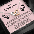 New Big Sister Gifts, Gifts for New Big Sister, Future Big Sister, Necklace, Gifts from Baby to Big Sister, Big Sister Gift From New Baby