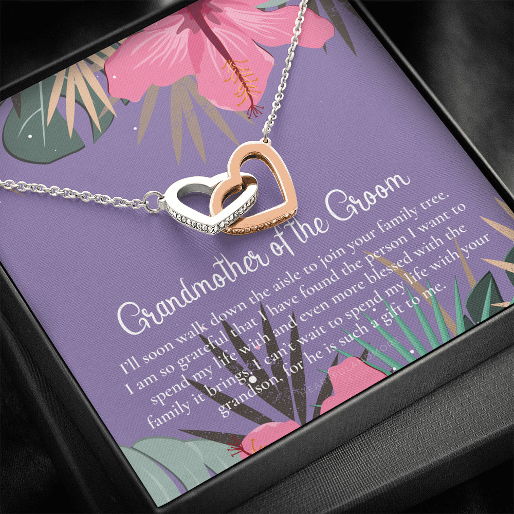 Grandmother of the Groom Gift Necklace, Grandma Wedding Gift, Nana, Bridal Shower, Rehearsal Dinner, Thank You Gift