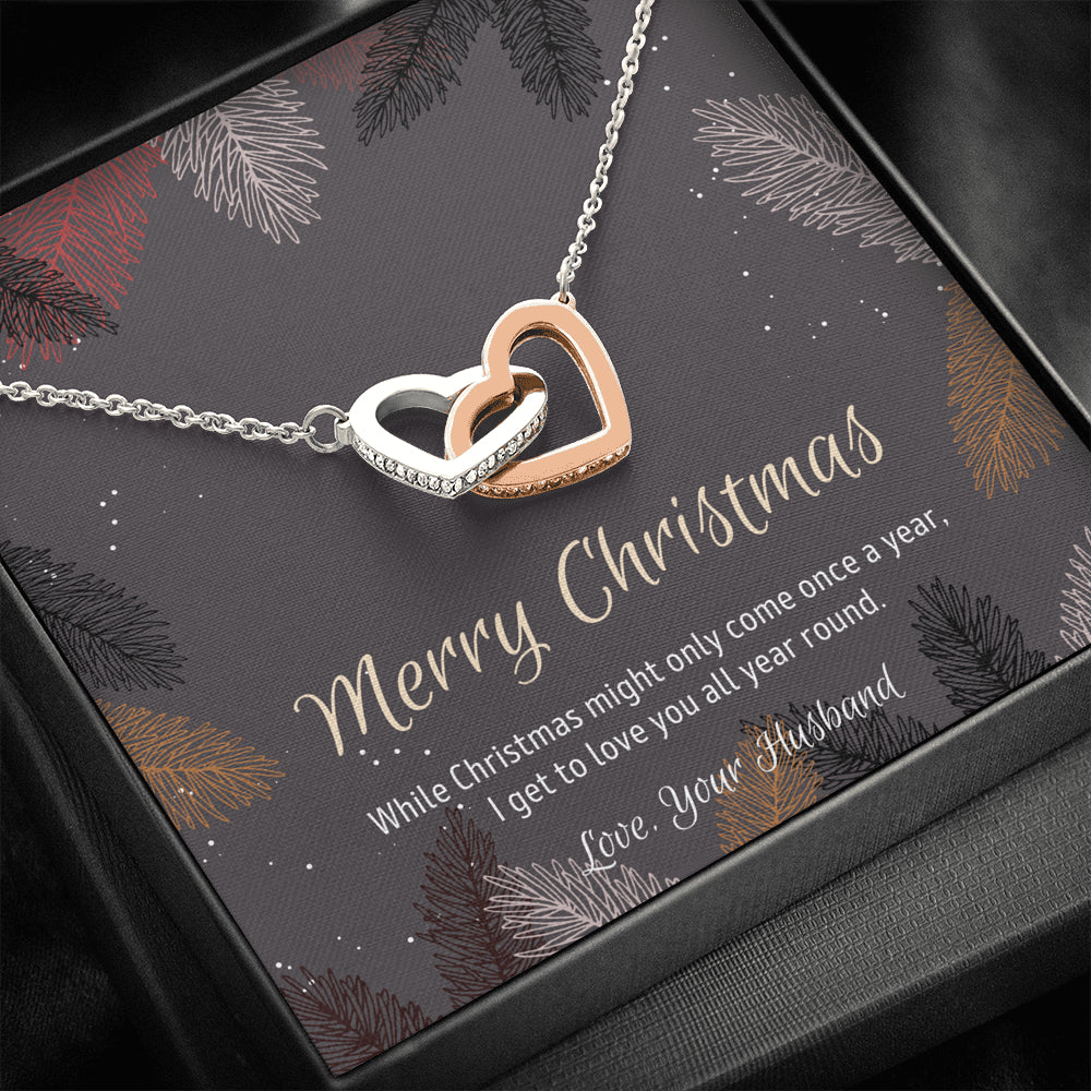 Christmas Gift for Wife, Love Knot Necklace for Wife, Christmas Present for Wife, Christmas Gift for Love, Christmas Gift for Girlfriend