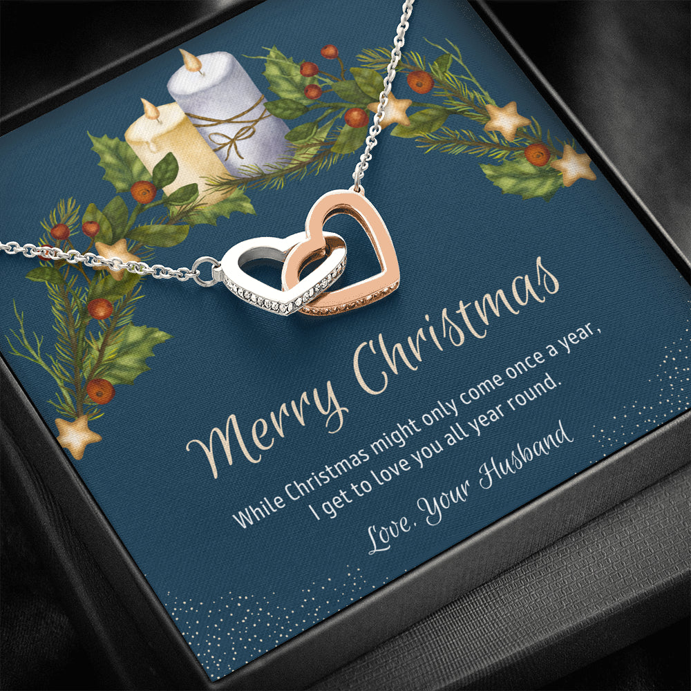 Christmas Gift for Wife, Love Knot Necklace for Wife, Christmas Present for Wife, Christmas Gift for Love, Christmas Gift for Girlfriend