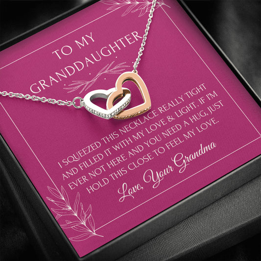 2 Interlocking Necklace Granddaughter