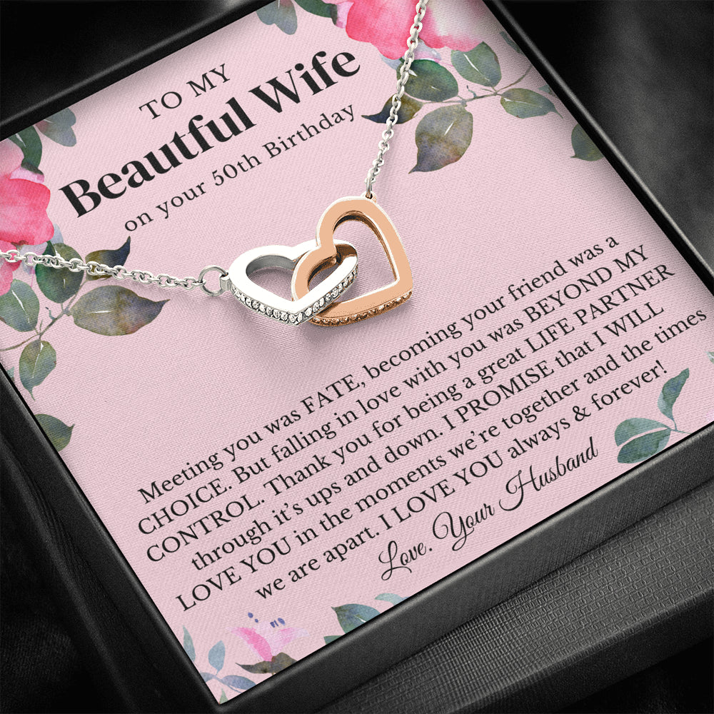 TO MY BEAUTIFUL WIFE 50TH