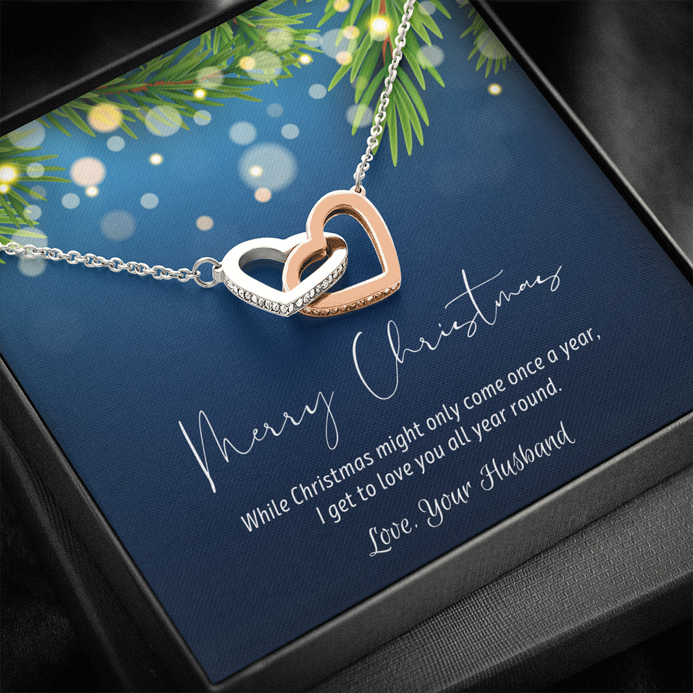 Christmas Gift for Wife, Love Knot Necklace for Wife, Christmas Present for Wife, Christmas Gift for Love, Christmas Gift for Girlfriend