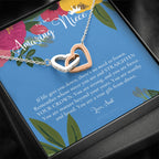 To My Amazing Niece, Straighten Your Crown Necklace, Aunt Niece Necklace, Niece Birthday Gift, Niece Graduation Gift
