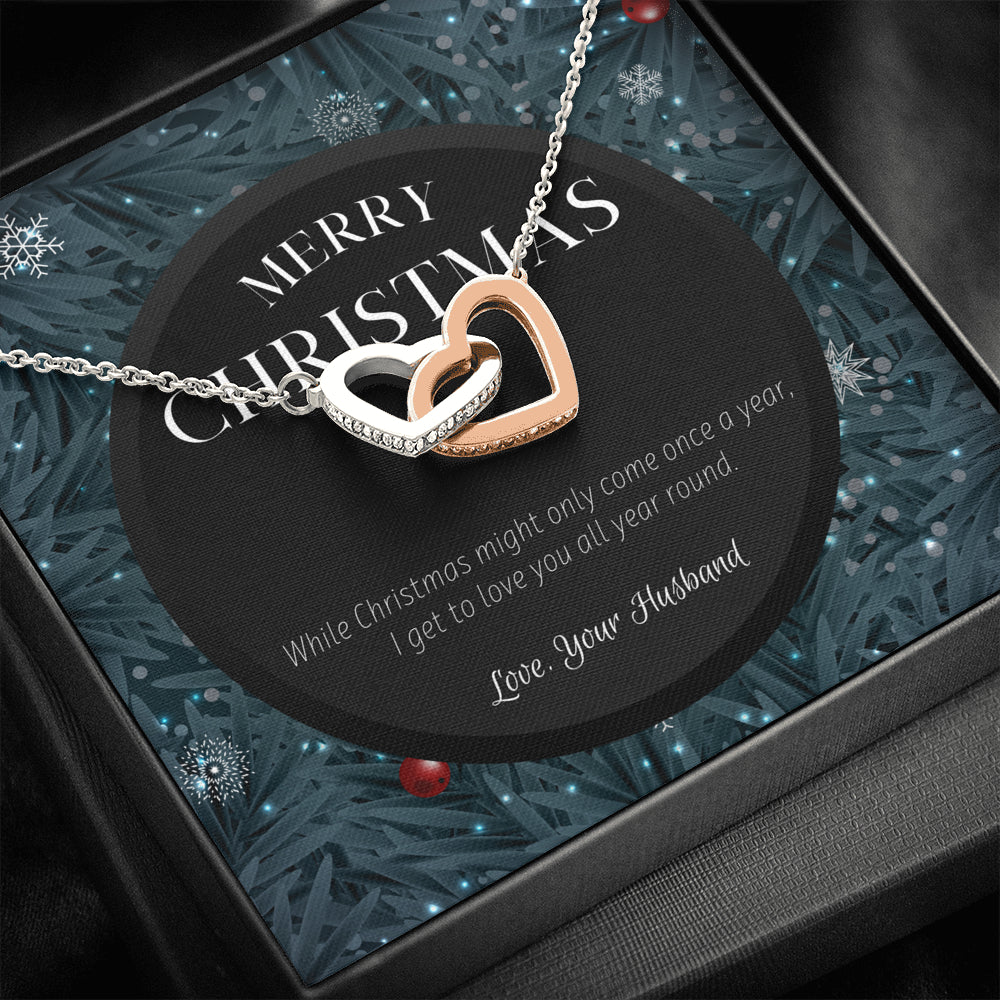 Christmas Gift for Wife, Love Knot Necklace for Wife, Christmas Present for Wife, Christmas Gift for Love, Christmas Gift for Girlfriend