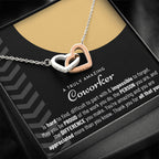 Thank You Gift, Appreciation Gift, Thank You Necklace, Leaving Job Gift for Coworker