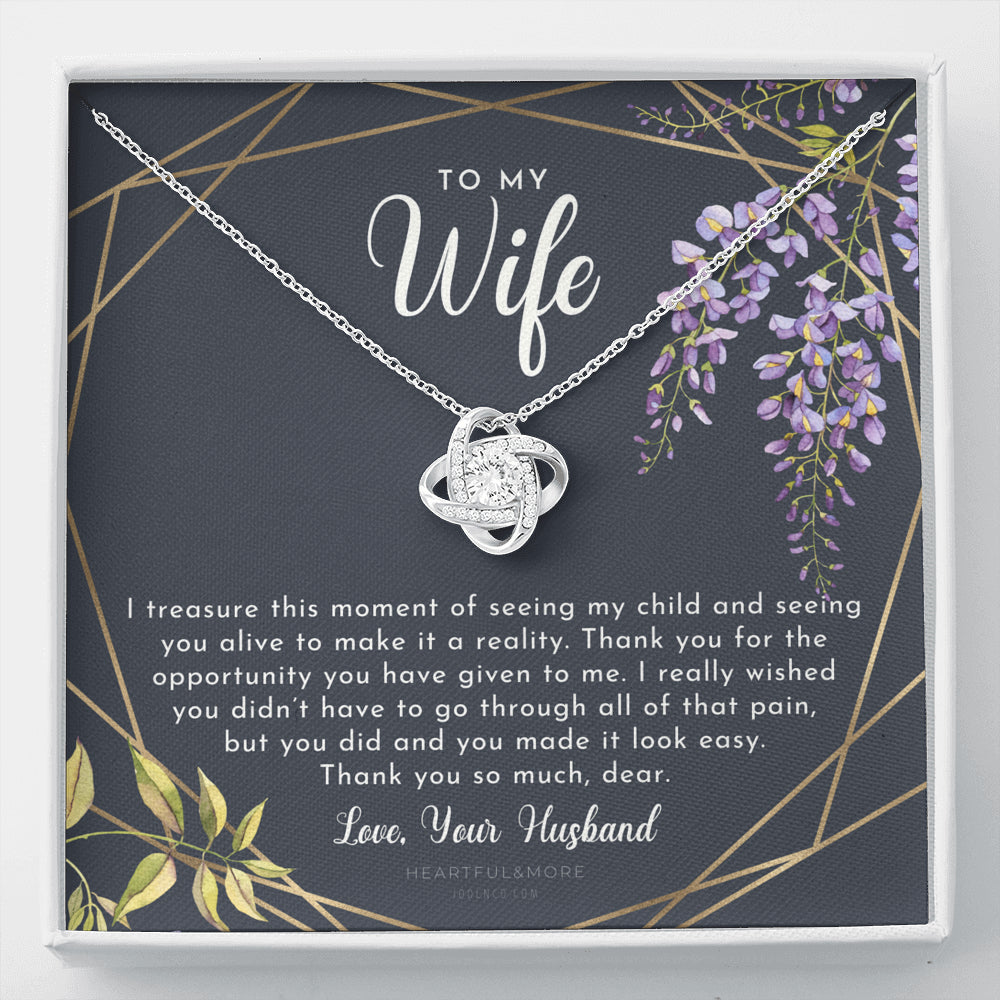 Postpartum Gift for Wife, Gift for Wife Post Pregnancy, Becoming A Mother Gift, Gift For Wife Birth, Wife After Pregnancy Necklace, Wife Becoming A Mom