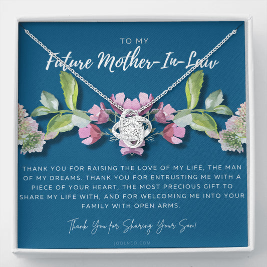 Love Knot Necklace | Future Mother in Law Gift | Mom in Law Jewelry | Mother's Day Gift for Mother-in-Law | Gift for Mother in Law | Mother-in-Law Necklace