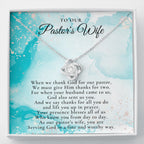 Pastor's Wife Appreciation Gift Necklace, Bible Study Gift, Christmas Present For Pastor's Wife, Best Preacher Wife Gift, Priest Wife Gift