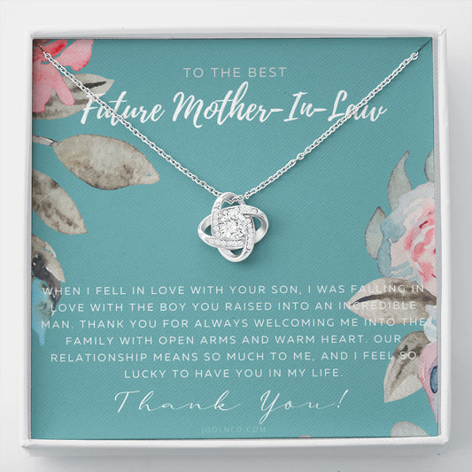 Love Knot Necklace | Future Mother in Law Gift | Mom in Law Jewelry | Mother's Day Gift for Mother-in-Law | Gift for Mother in Law | Mother-in-Law Necklace