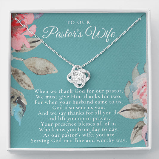 Pastor's Wife Appreciation Gift Necklace, Bible Study Gift, Christmas Present For Pastor's Wife, Best Preacher Wife Gift, Priest Wife Gift