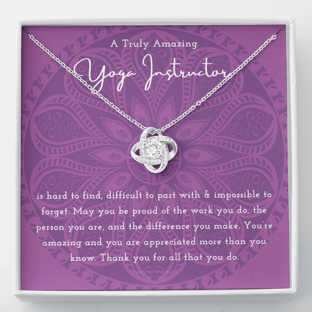 Gift For Yoga Instructor, Yoga Instructor Appreciation Gift, Yoga Teacher Necklace Gift, Yoga Teacher Jewelry, Yoga Teacher Thank You Gift