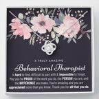 Gift For Behavioral Therapist, Behavioral Therapist Gift, Behavioral Therapist Appreciation Gift, Birthday, Love Knot Necklace