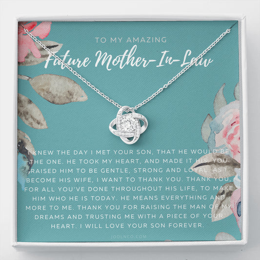 Love Knot Necklace | Future Mother in Law Gift | Mom in Law Jewelry | Mother's Day Gift for Mother-in-Law | Gift for Mother in Law | Mother-in-Law Necklace