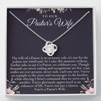 Pastor's Wife Appreciation Gift Necklace, Bible Study Gift, Christmas Present For Pastor's Wife, Best Preacher Wife Gift, Priest Wife Gift