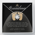 New Grandma Gift | Mom to Grandma Necklace | Pregnancy Announcement Grandparent | First Time Grandma Gifts | New Grandma Necklace