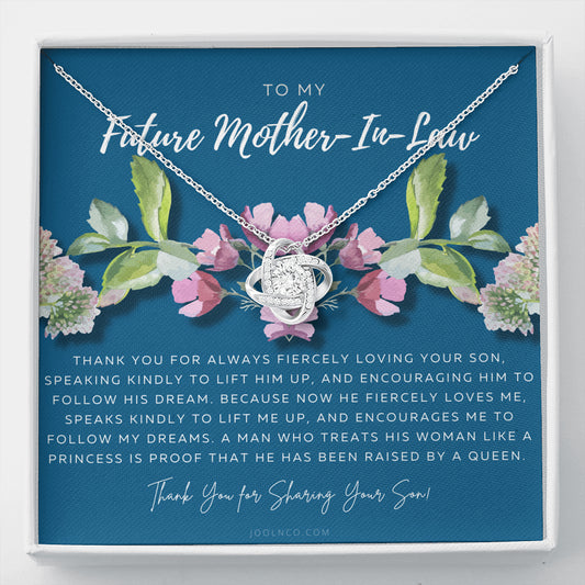 Love Knot Necklace | Future Mother in Law Gift | Mom in Law Jewelry | Mother's Day Gift for Mother-in-Law | Gift for Mother in Law | Mother-in-Law Necklace