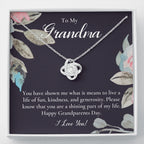 Gift For Grandma Necklace, Grandmother Birthday Gift From Granddaughter/Grandson, To My Grandma Necklace Gift, Grandmother Gift, Grandparents Day Gift